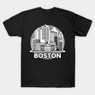 Boston City Landscape T-Shirt